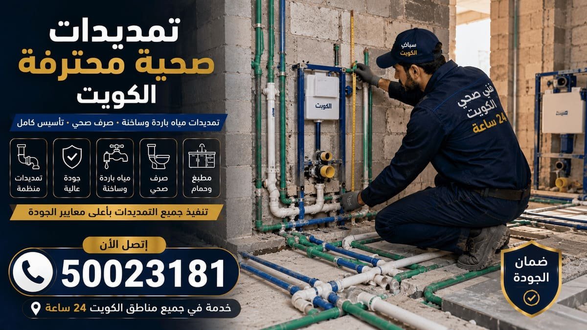 معدات وأدوات التمديدات الصحية داخل سيارة الخدمة المتنقلة